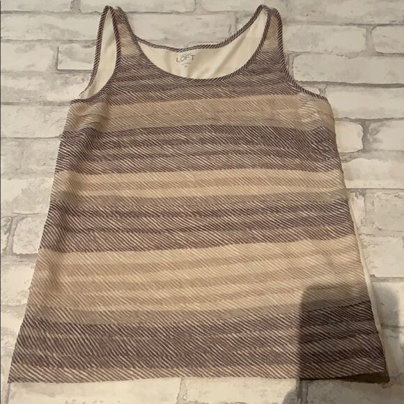 Ann Taylor Loft Neutral Tank - Picture 1 of 3